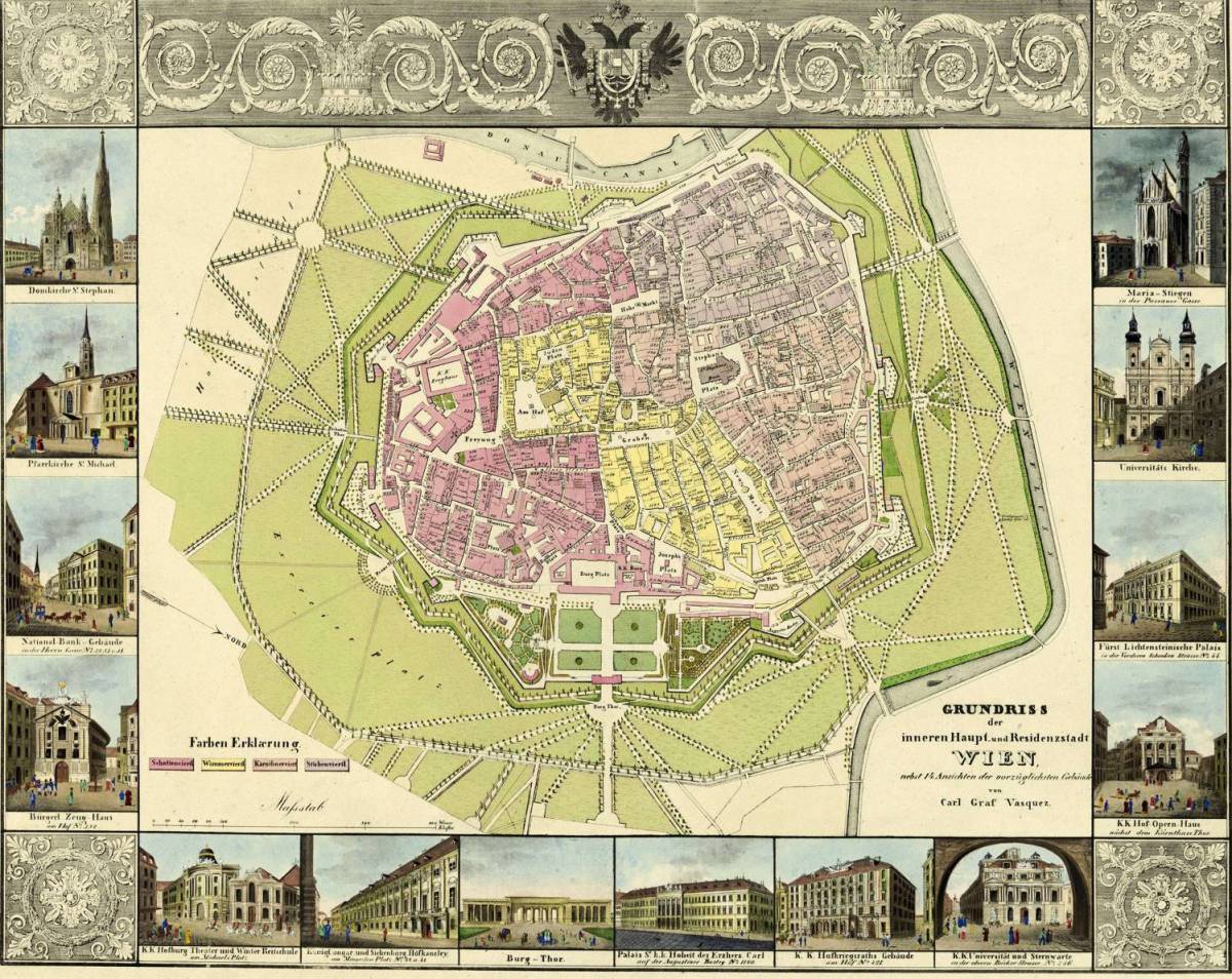 Vienna 1830 map graphic